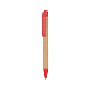 EgotierPro 50017 - Eco-Friendly Pen with Wheat Fiber Parts LUND Red