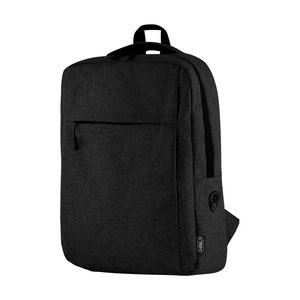 EgotierPro 50029 - RPET Material Backpack with Laptop Compartment CHUCK