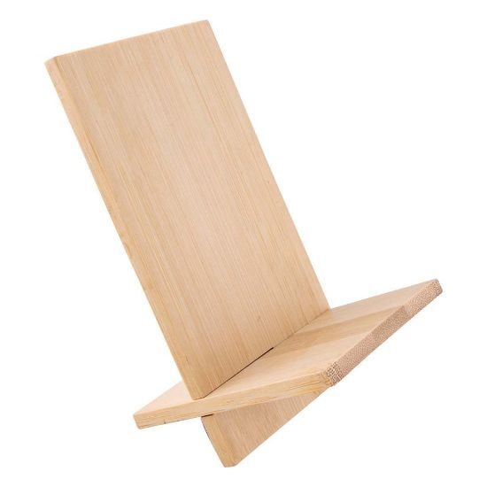 EgotierPro 52022 - Bamboo Support Stand with Cable Hole STACK