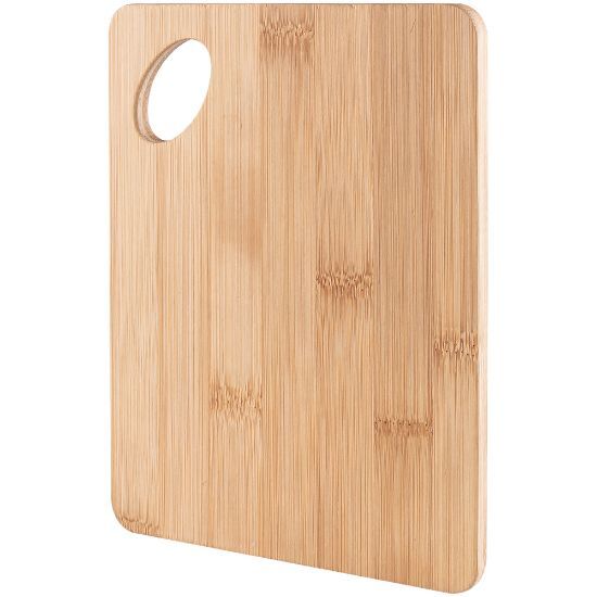 EgotierPro 52510 - Bamboo Kitchen Board with Handling Hole JAYA