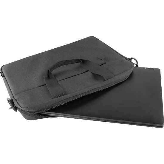 EgotierPro 52564 - RPET Polyester Briefcase with Laptop Padding ICARIA