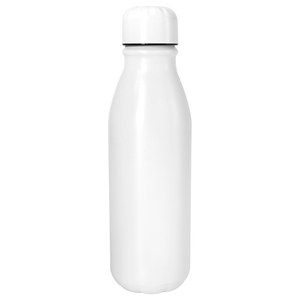 EgotierPro 53515 - 550ml Recycled Aluminum Bottle - Food-Safe TAMBO White