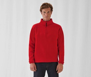 B&C BC610 - Mens Zipped Collar Fleece