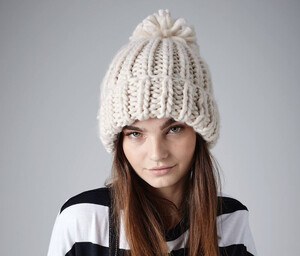 Beechfield BF483 - Large hand knitted hat