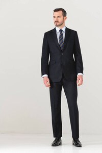 CLUBCLASS CCJ9502 - Titanium Fitted Suit Jacket