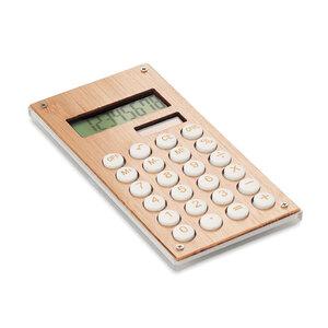 GiftRetail MO6215 - CALCUBAM 8 digit bamboo calculator