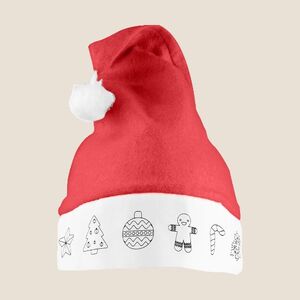 EgotierPro 36538 - SANTA PAINTING HAT