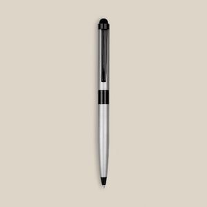 EgotierPro 38513 - Black Metal Ballpoint Pen with Pointer FRAC