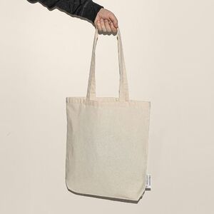 EgotierPro 50040 - 100% Cotton Canvas Bag with Long Handles KIOSK