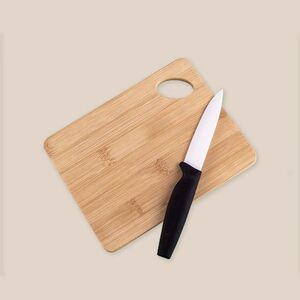 EgotierPro 52510 - Bamboo Kitchen Board with Handling Hole JAYA